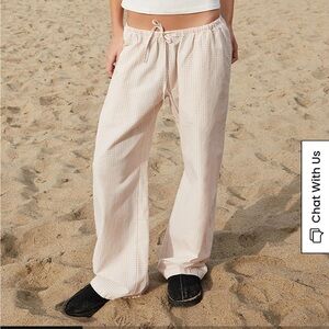 John Galt/Brandy Melville pink gingham pants